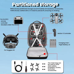 Mochila DJI Avata 360 con compartimento para portátil de 17 pulgadas