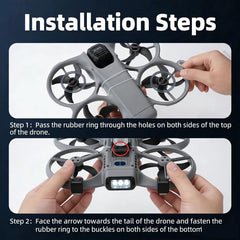 Para DJI Avata 360 RCSTQ RGB Luz inferior LED 3