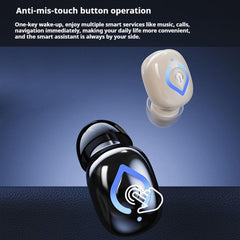 Auriculares Bluetooth intrauditivos V08 Mini Button