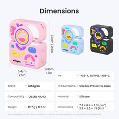 Funda de silicona con estampado divertido aMagisn para DJI Osmo Nano