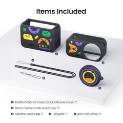 Funda de silicona con estampado divertido aMagisn para DJI Osmo Nano