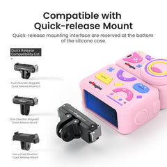 Funda de silicona con estampado divertido aMagisn para DJI Osmo Nano