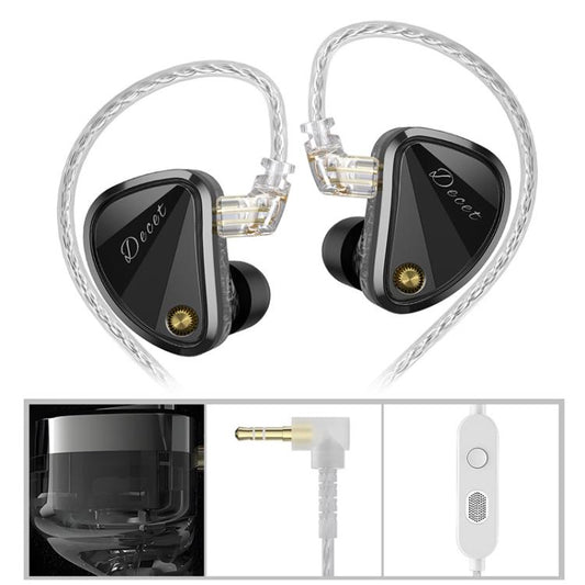 Auriculares con cable KZ Decet de 3,5 mm, 10...