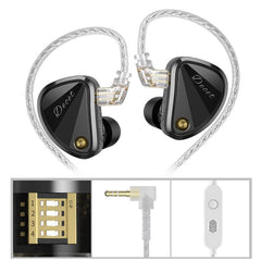 Auriculares con cable KZ Decet de 3,5 mm, 10...
