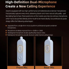 Auriculares con cable KZ Decet de 3,5 mm, 10...