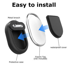 Funda para Xiaomi Tag con pin oculto