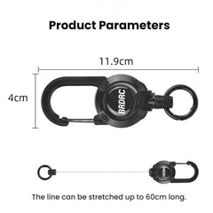 For DJI Osmo Action 6 / Pocket 3/4 BRDRC Backpack Carabiner