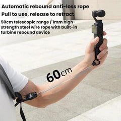 For DJI Osmo Action 6 / Pocket 3/4 BRDRC Backpack Carabiner
