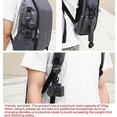 For DJI Osmo Action 6 / Pocket 3/4 BRDRC Backpack Carabiner