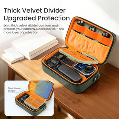aMagisn Nubuck Leather Action Camera Carrying Case