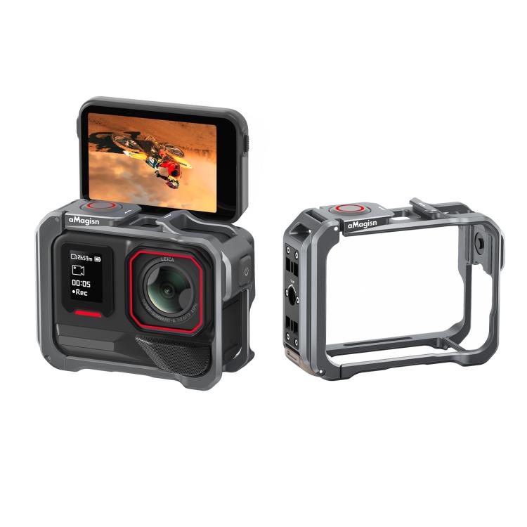 For Insta360 Ace Pro 2 / Ace Pro Metal Camera Cage 2.0