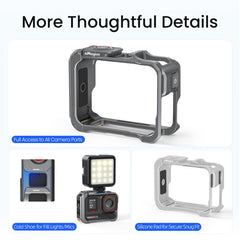 For Insta360 Ace Pro 2 / Ace Pro Metal Camera Cage 2.0