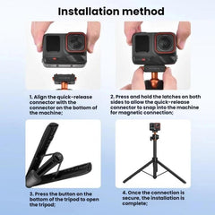 For Insta360 Ace Pro / 2 / X5 Flymile Extension Pole Tripod