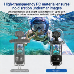 For DJI Osmo Pocket 4 Waterproof Case Diving Housing Shell