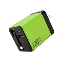 Cargador de pared GaN de 120 W con cable USB...