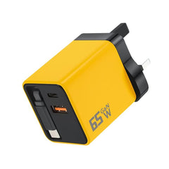 Cargador de pared GaN de 65 W con cable USB-...