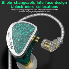 Auriculares intrauditivos con cable KZ-AS16 ...