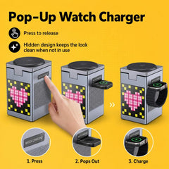 6-in-1 Magnetic Wireless Charger with Bluetooth Speaker