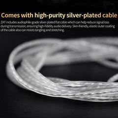 KZ-ZAT 1.2m Wired In-Ear Earhones With 1 Dyn...
