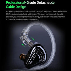 Auriculares con cable KZ ZSX PRO con control...