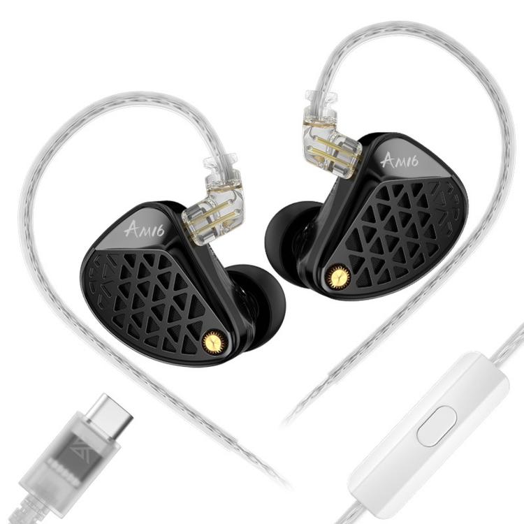 Auriculares con cable KZ-AM16 con controlado...