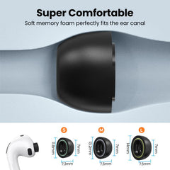 Para AirPods Pro 3 AhaStyle WE38 3 pares de almohadillas de espuma viscoelástica