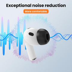 Para AirPods Pro 3 AhaStyle WE38 3 pares de almohadillas de espuma viscoelástica