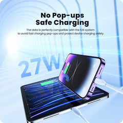 Cable Toocki PD de 27 W USB-C / Tipo-C a 8 pines