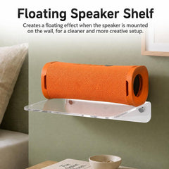 Estante flotante de pared de acrílico TXEsig...