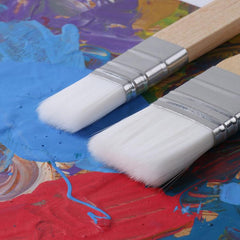 Juego de 3 pinceles de madera natural Giorgione