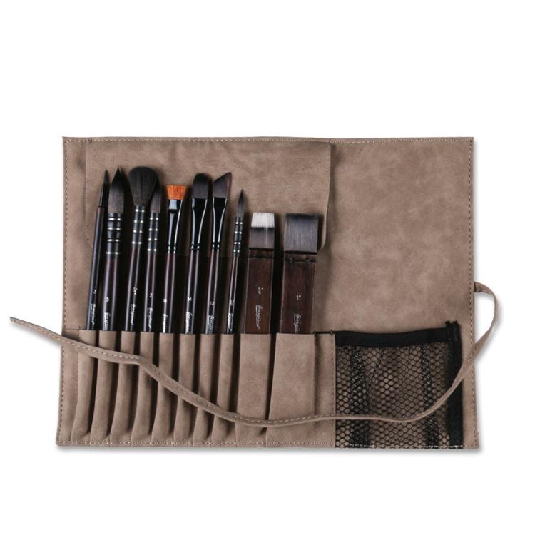 Giorgione 10 In 1 Synthetic Squirrel Hair Paint Brush Set