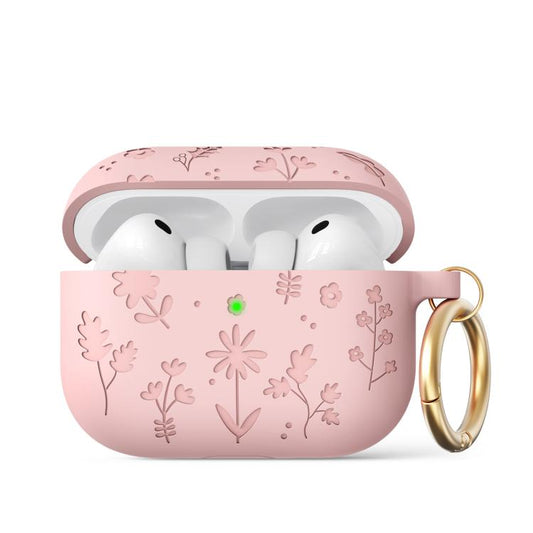 Funda de silicona floral AhaStyle WG186 para AirPods Pro 3