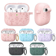 Funda de silicona floral AhaStyle WG186 para AirPods Pro 3