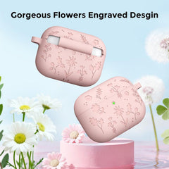 Funda de silicona floral AhaStyle WG186 para AirPods Pro 3