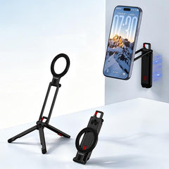 Flymile Magnetic Mobile Phone Tripod Folding Extendable Clip