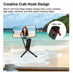 Flymile Magnetic Mobile Phone Tripod Folding Extendable Clip