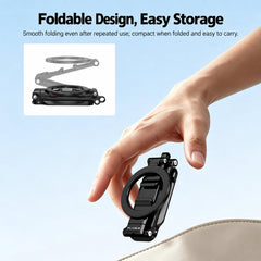 Flymile Phone Magnetic Rotating Foldable Metal Tripod Stand