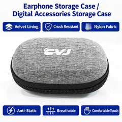 CVJ Waterproof Hard IEM Carrying Case Earphone Storage Box