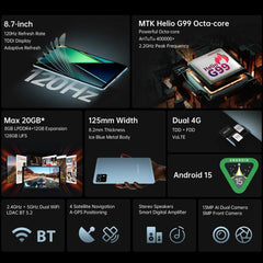 Tablet PC Teclast T50 Mini 4G LTE, 8 GB + 12...