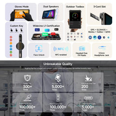 Tablet resistente Ulefone Rugking Pad Pro de 8,68 pulgadas, 8 GB + 128 GB