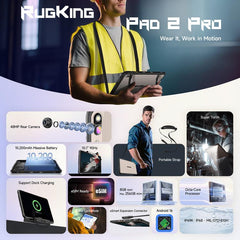 Tablet PC resistente Ulefone Rugking Pad 2 P...