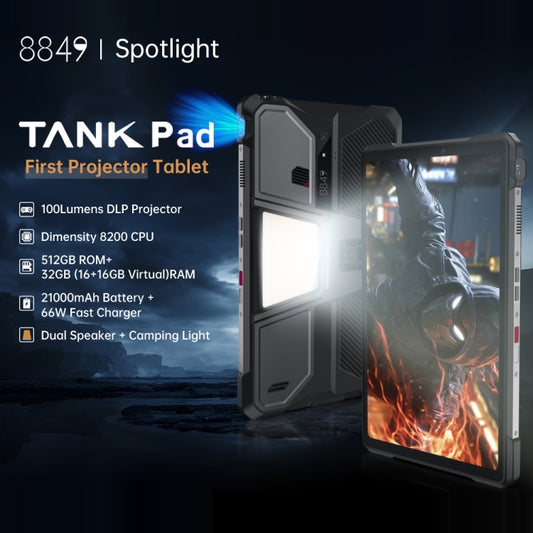 Tablet PC resistente y proyector Unihertz 88...