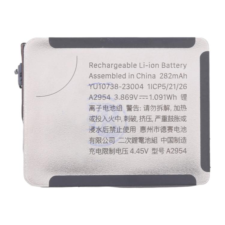 For Apple Watch Series 9 41mm A2954 282mAh B...