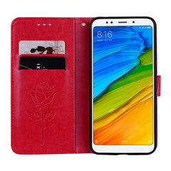 Para Xiaomi Redmi 5 Plus Funda de cuero PU a...