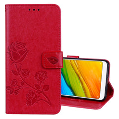 Para Xiaomi Redmi 5 Plus Funda de cuero PU a...