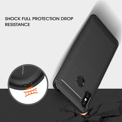 Funda de TPU a prueba de golpes de fibra de ...