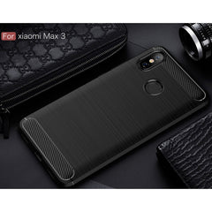 Funda de TPU a prueba de golpes de fibra de ...
