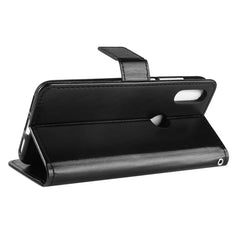Crazy Horse Texture Horizontal Flip Funda de...