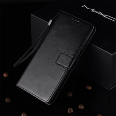Crazy Horse Texture Horizontal Flip Funda de...