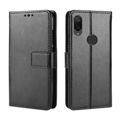 Crazy Horse Texture Horizontal Flip Funda de...
